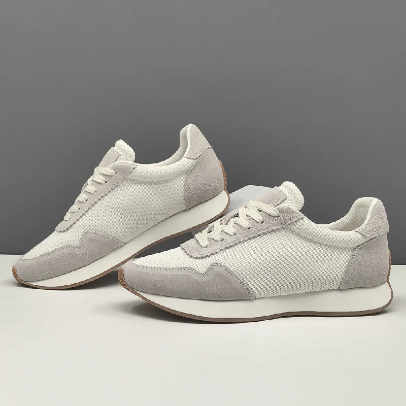 Best Sneakers For Work Men Fashion Minimalism Breathable Mesh Soft Casual Sneakers