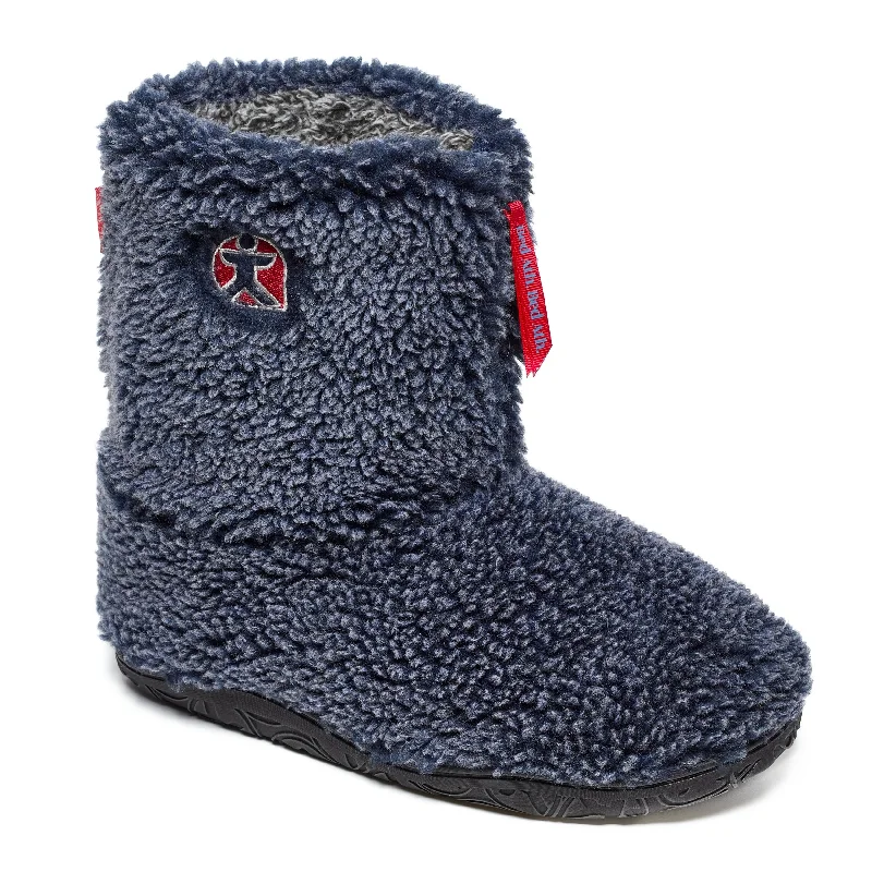Comfortable Running Sneakers Gosling - Snow Tipped Sherpa Men's Slipper Boot - Washed Peacoat Navy