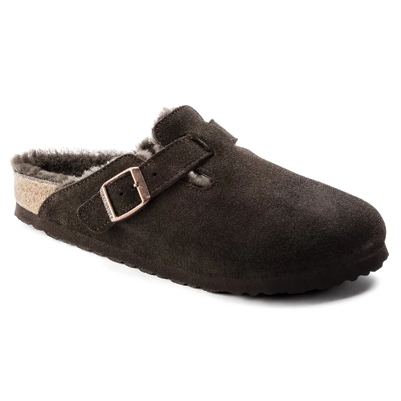 Luxury Running Shoes Boston Shearling Suede Leather