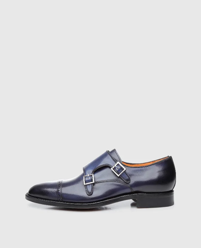 Comfortable Winter Sandals No. 5422 - Midnight Blue