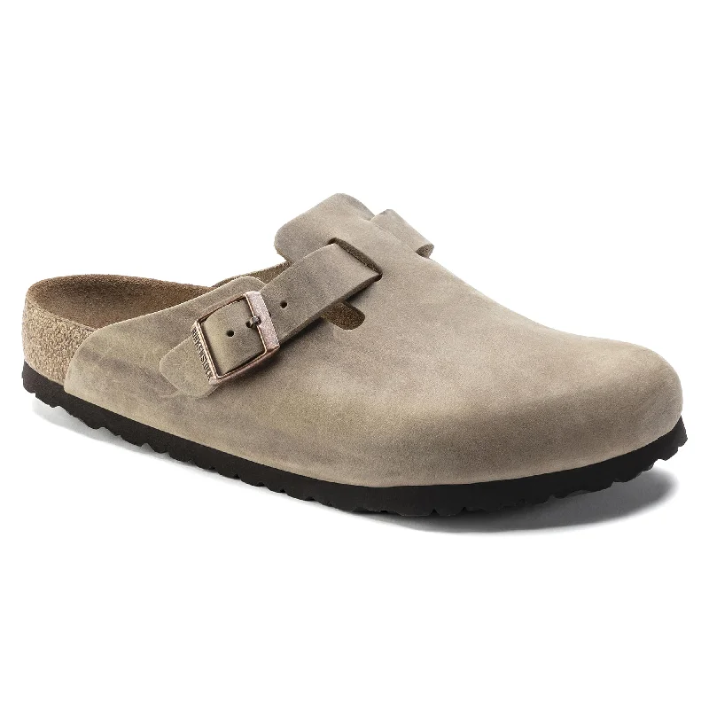 Cozy Casual Shoes Boston Soft Footbed Oiled Leather