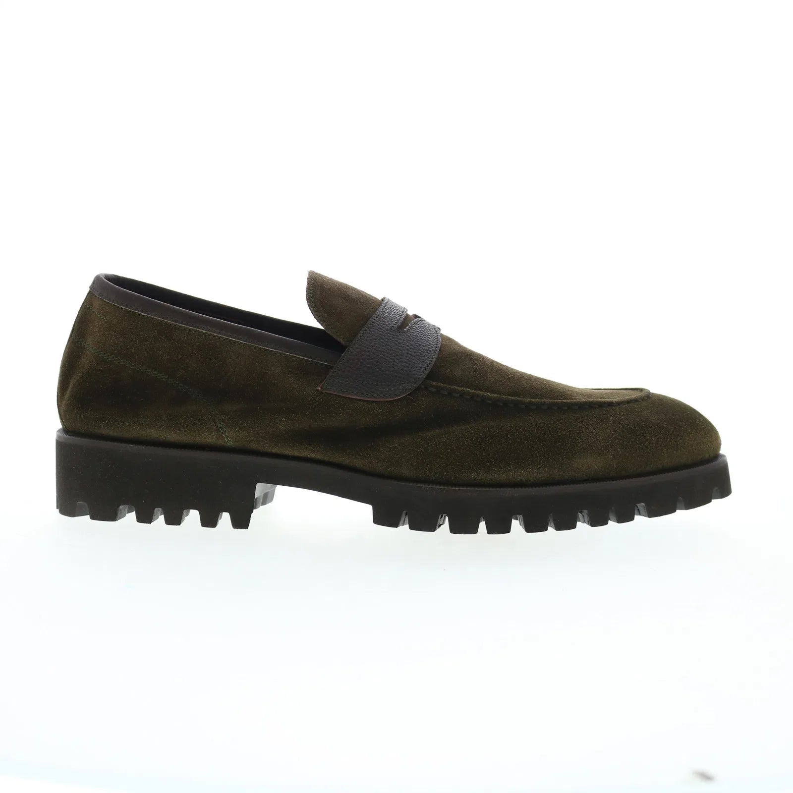 Trendy Casual Sandals Di Bianco Brera Scozzina Mens Green Loafers & Slip Ons Penny Shoes