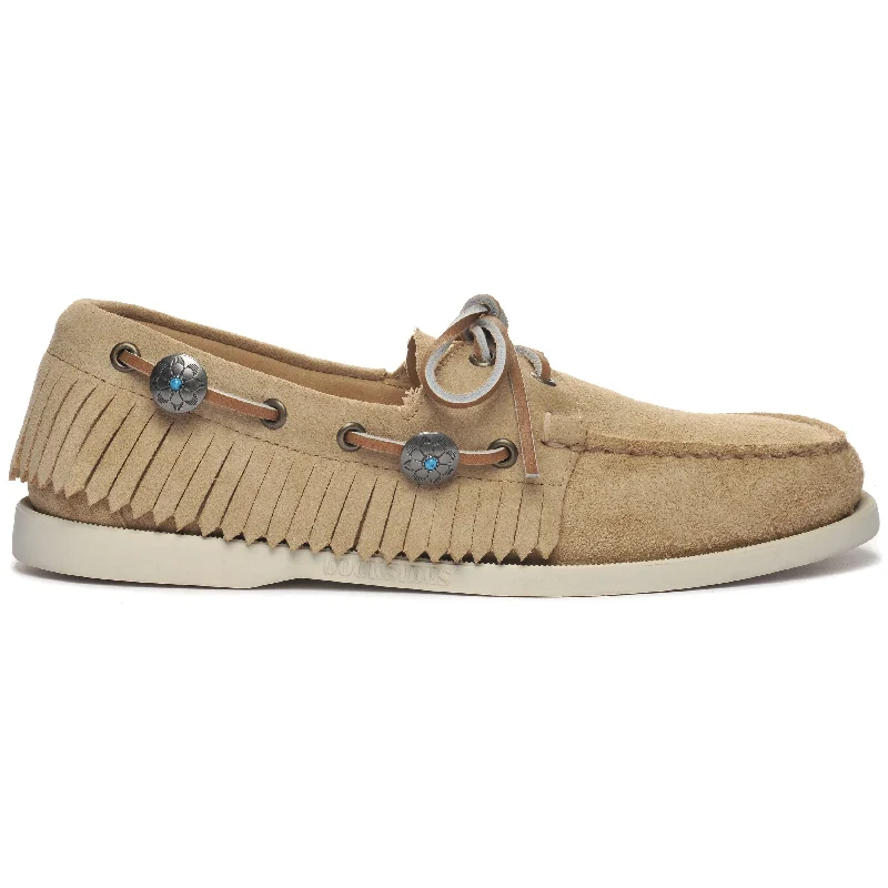 Waterproof Sports Shoes Portland Fringes - Camel