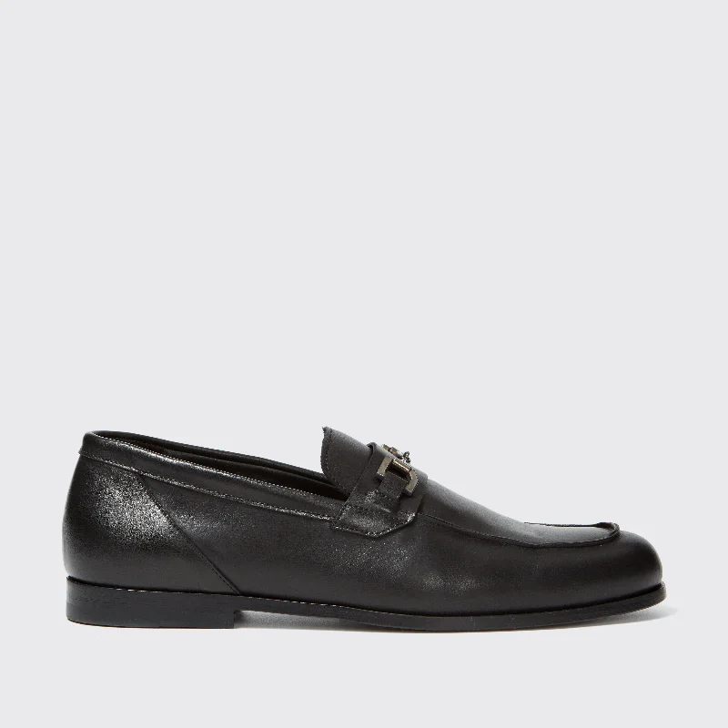 Stylish Work Sneakers Wilton Soft Leather Black