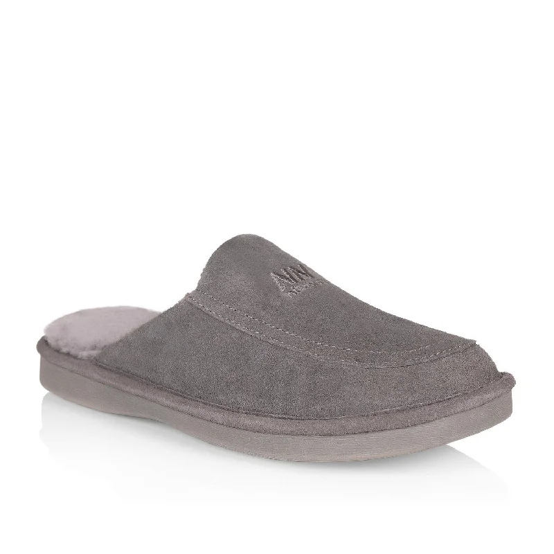 Fashionable Work Sneakers Todd men's slipper (Grey)