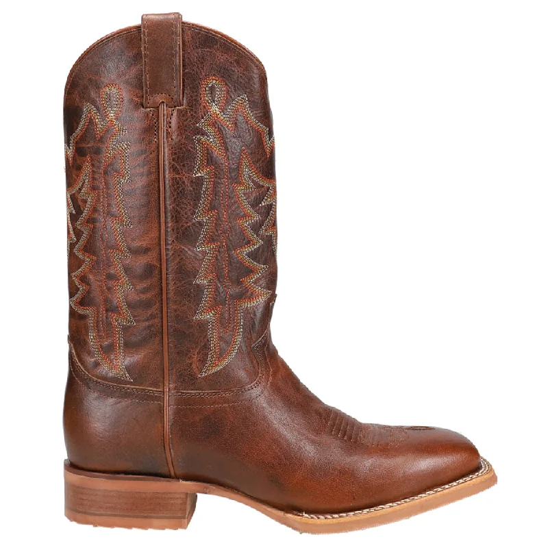 Formal Sports Shoes Carsen Embroidered Square Toe Pull On Cowboy Boots