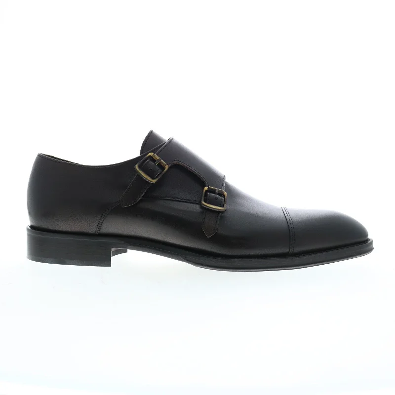 Best Dress Shoes Bruno Magli Cristiano MB4CRIC0 Mens Brown Oxfords & Lace Ups Monk Strap Shoes