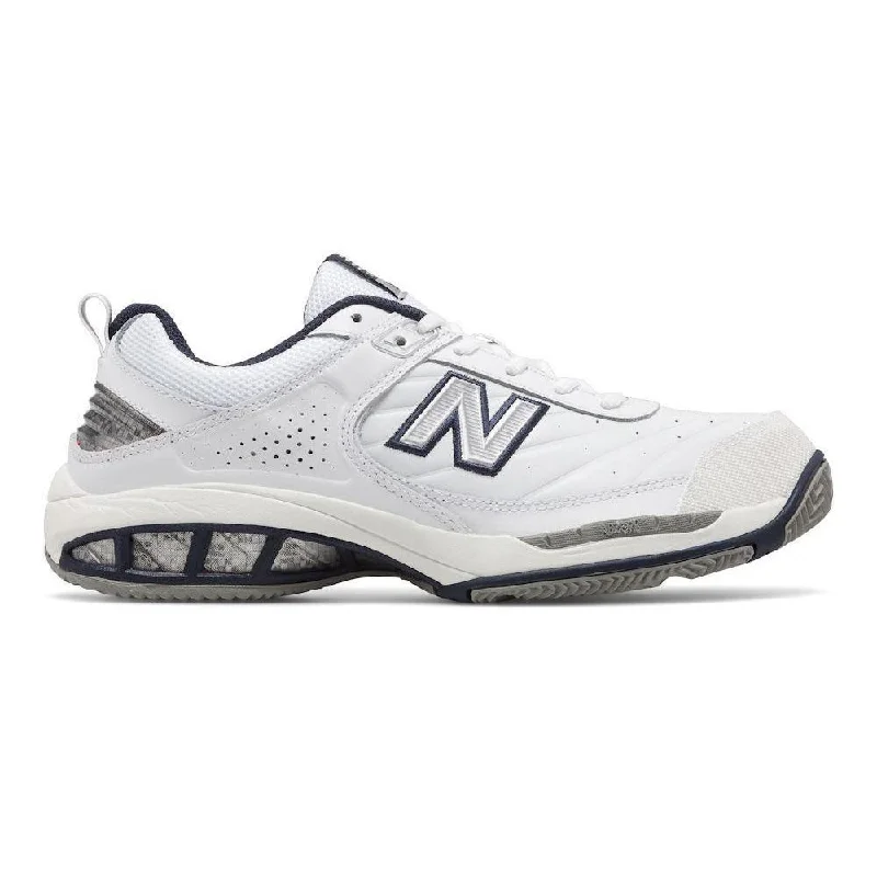 Outdoor Athletic Shoes New Balance Men's MC806W White/Navy