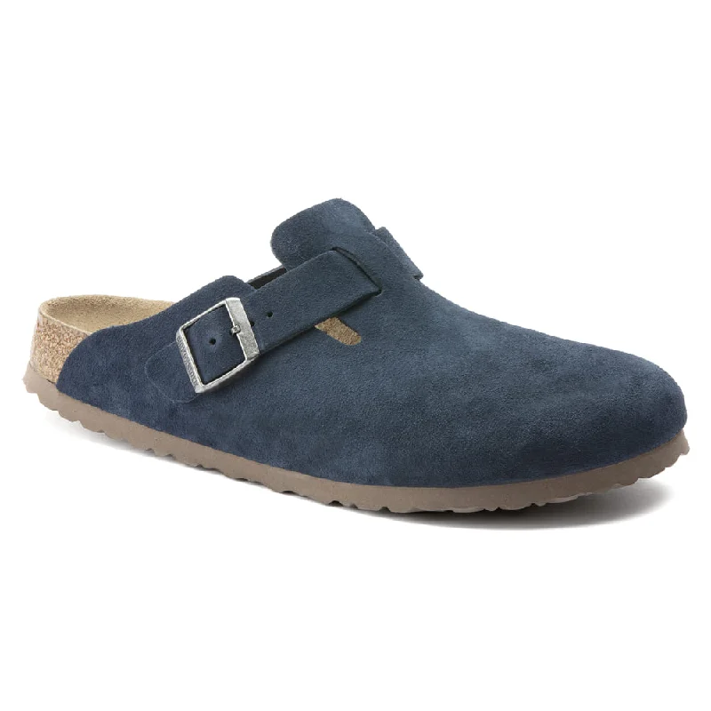 Comfortable Snow Sneakers Boston Suede Embossed