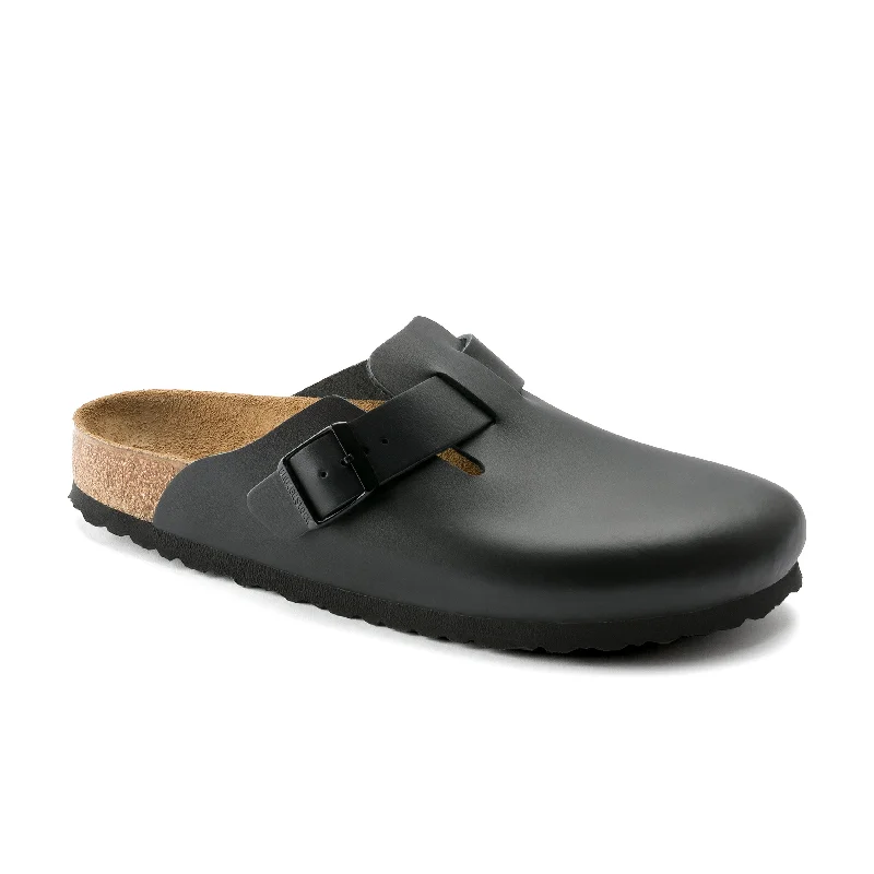 Luxury Sandals For Sale Boston Black Smooth Leather