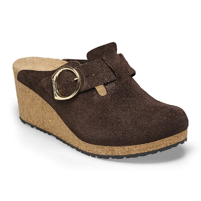 Breathable Sports Shoes Fanny Ring-Buckle Suede Leather