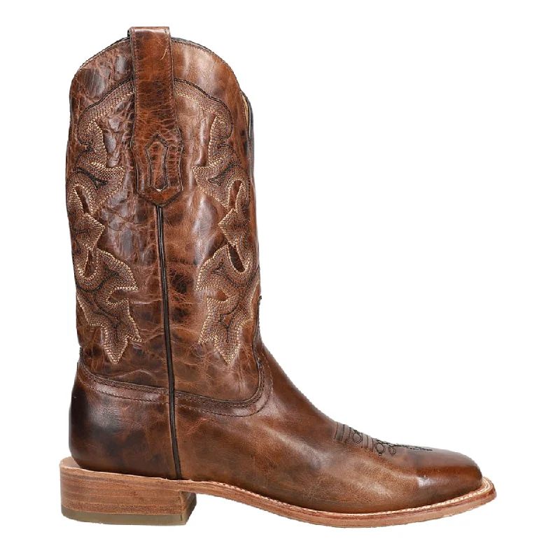 Cozy Casual Shoes Embroidered Wide Square Toe Cowboy Boots