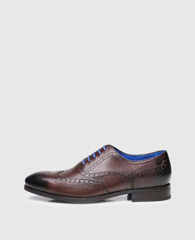Comfortable Running Sneakers No. 5570 BL - Dark Brown