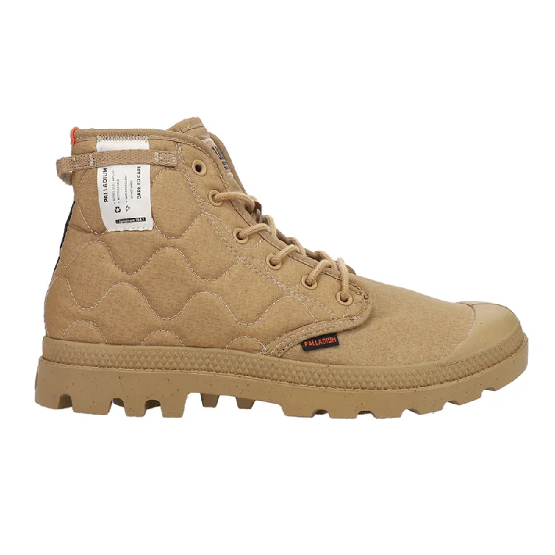 Comfortable Formal Footwear Pampa Re Quilted Round Toe Lace Up Boots