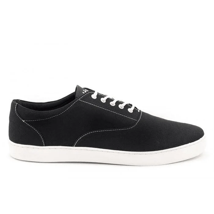 Sporty Casual Boots The Wave - Canvas sneaker from Ahimsa - black
