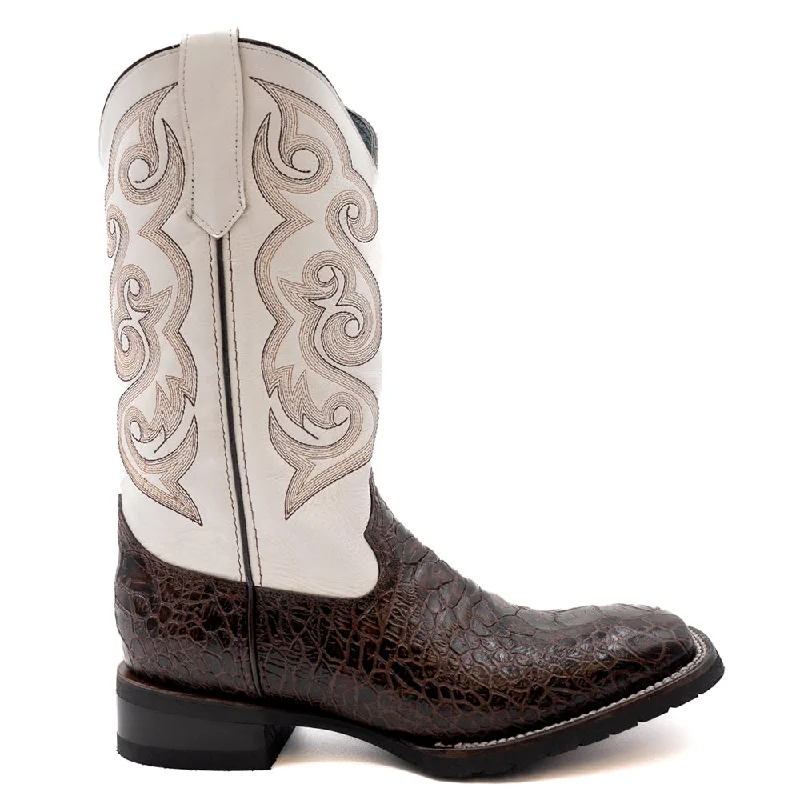 Casual Snow Shoes Kai Embroidered Square Toe Cowboy Boots