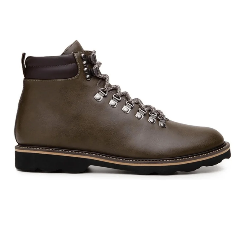 Comfortable Platform Shoes 'Jeffery' Unisex Boots by Ahimsa - olive