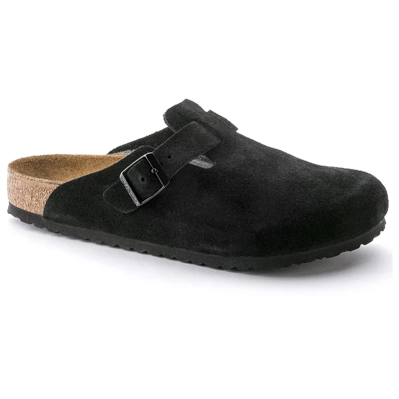 Formal Hiking Footwear Boston Soft Footbed Suede Leather