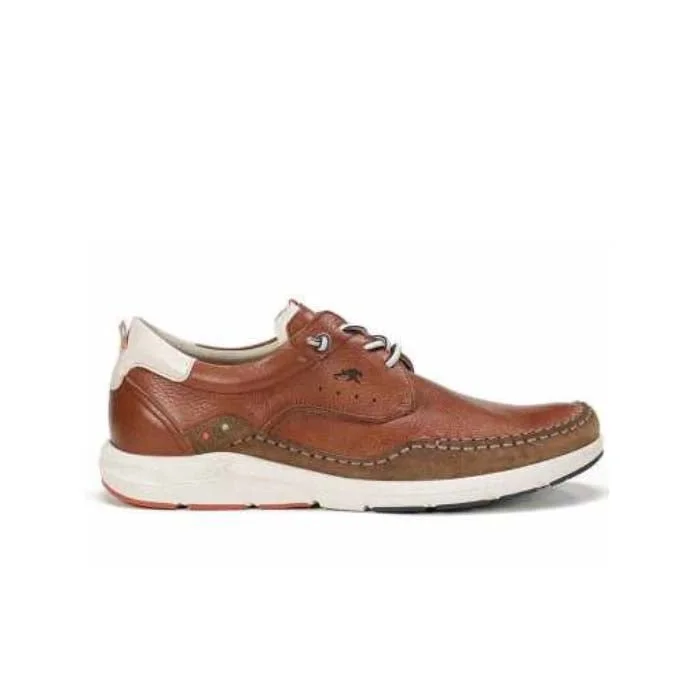 Stylish Platform Boots Mens Fluchos Kai Lace in Cuero
