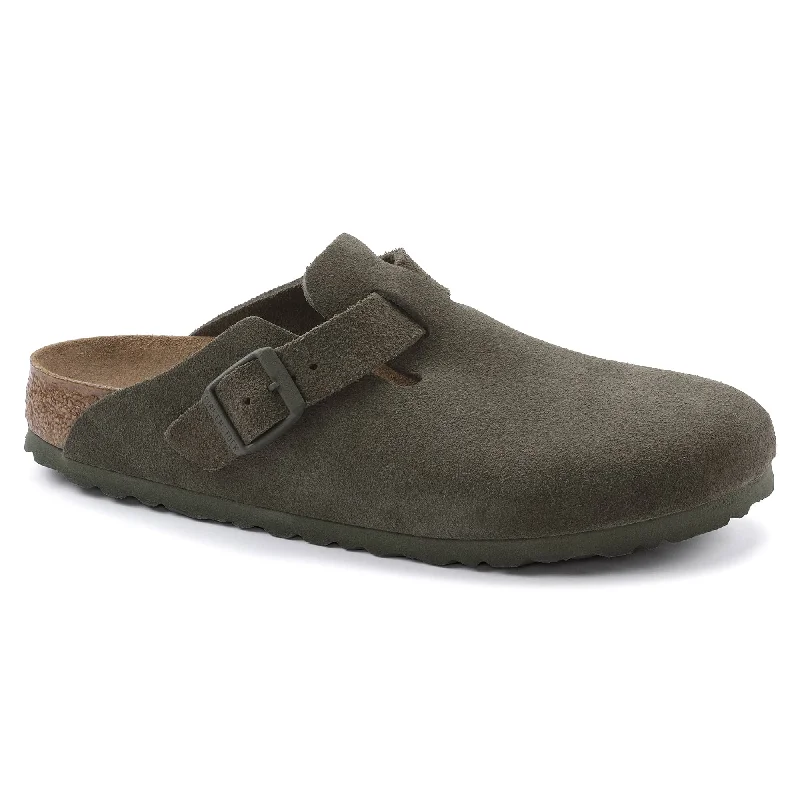 Formal Sports Shoes Boston Suede Leather
