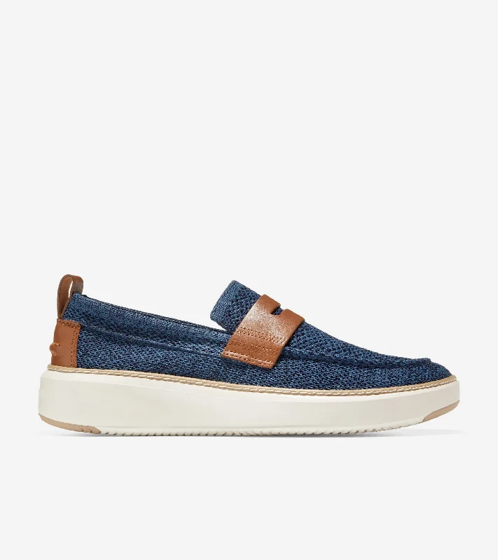 Comfortable Platform Boots Տղամարդու GrandPrø Topspin Penny Լոֆեր