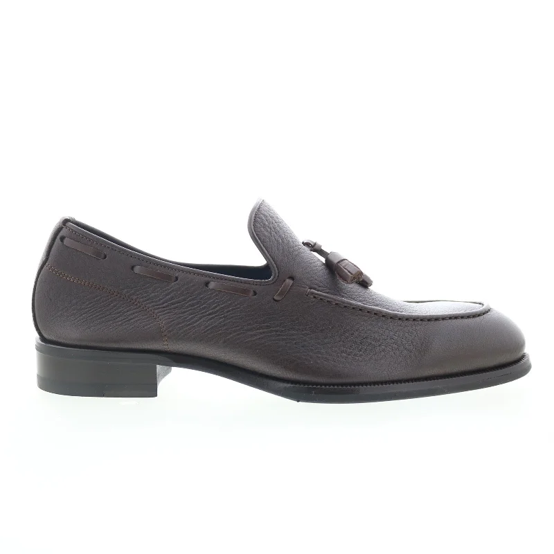 Stylish High Heel Sandals Di Bianco Napoli Alce Mens Brown Leather Loafers & Slip ons Casual Shoes