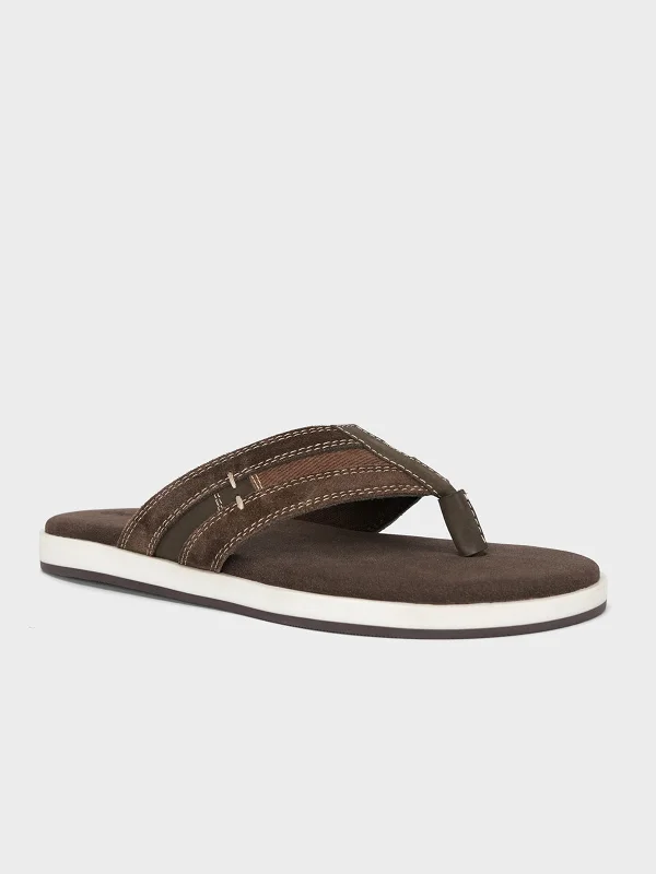 Trendy Boots Online Mens "GEFJUN" Casual Suede Slippers