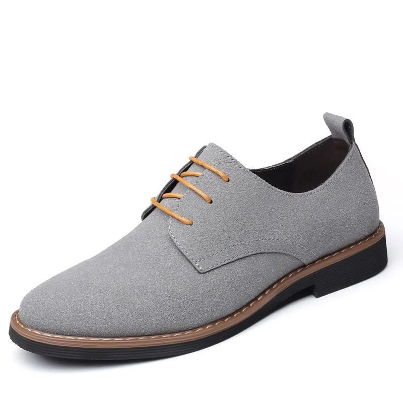 Grey men flats