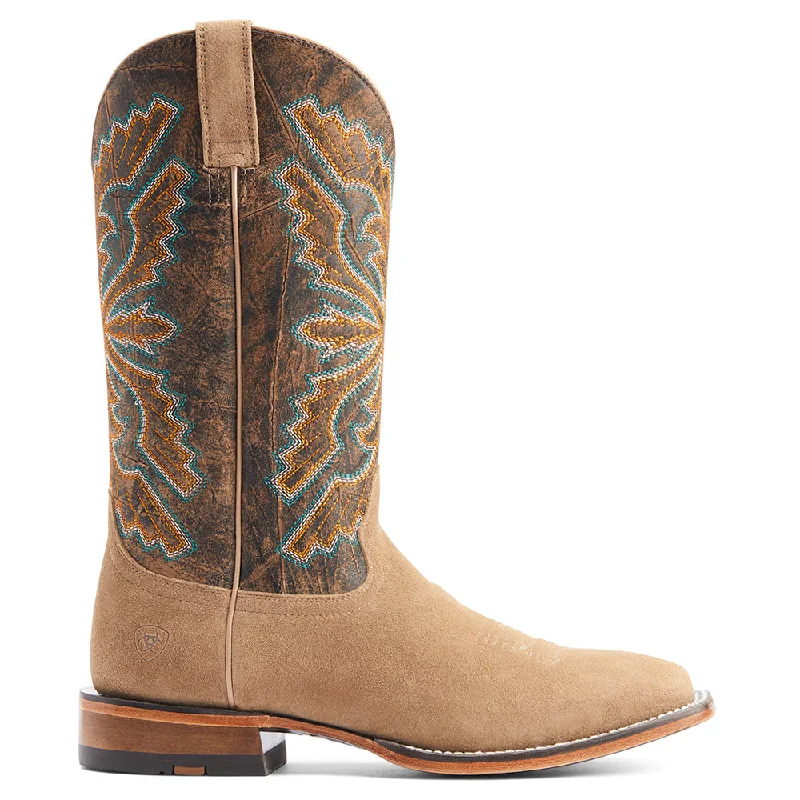 Sporty Casual Boots Sting Western Embroidered Square Toe Cowboy Boots