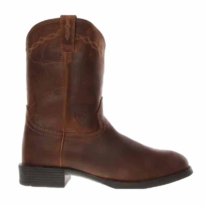 Leather Sandals For Sale Heritage Round Toe Roper Boots