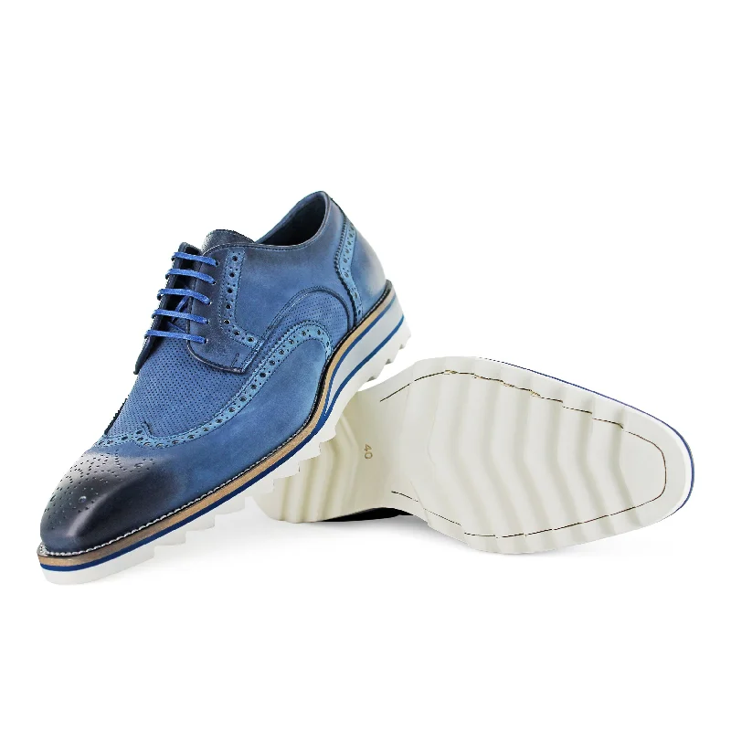 Stylish Work Sneakers H670 - Miami Blue