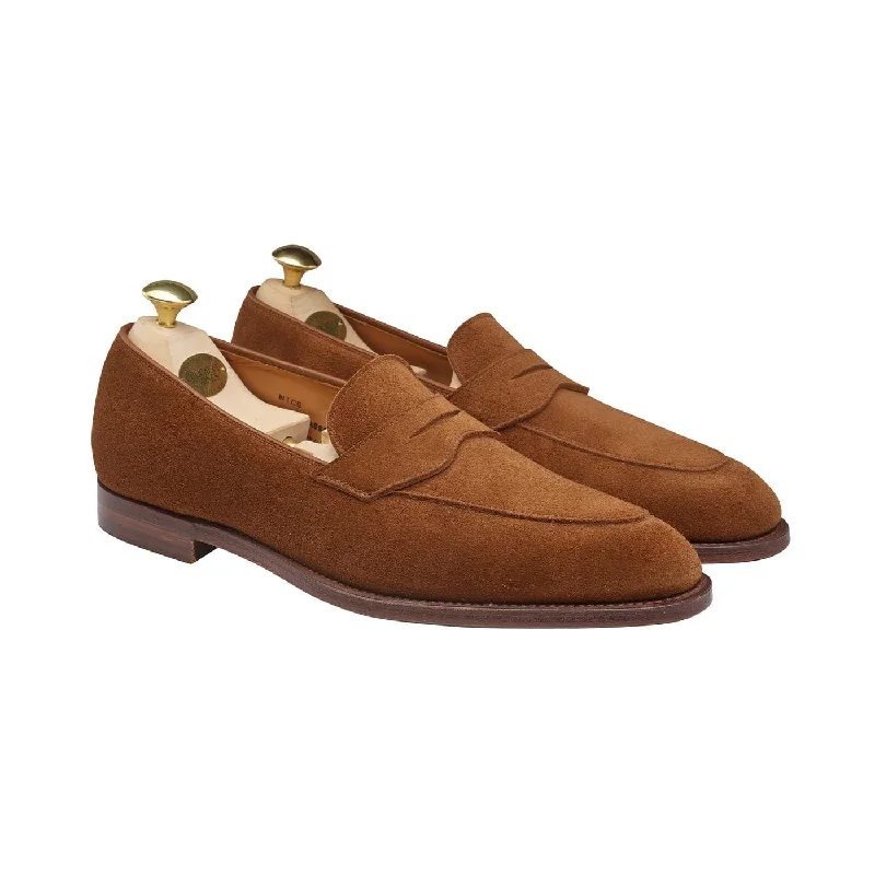 Durable Snow Boots Nice Tobacco Calf Suede