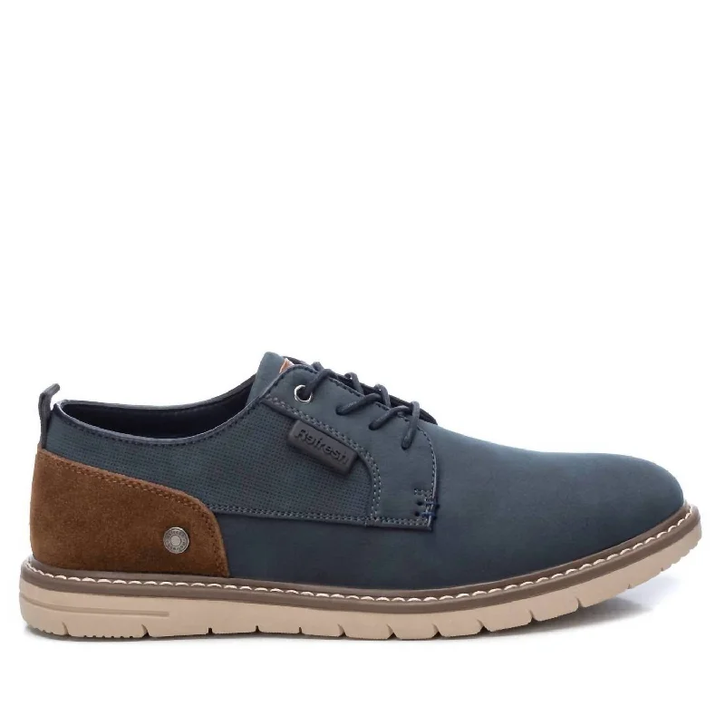 Comfortable Running Sneakers Men's Dress Shoes In Navy