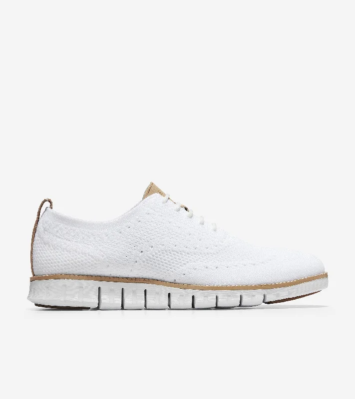 Comfortable Running Sneakers Տղամարդու ZERØGRAND Stitchlite Wingtip Օքսֆորդ