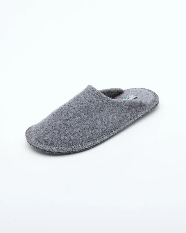 Fashionable Loafers For Sale Men's Boiled Wool Stella Slipper Grey