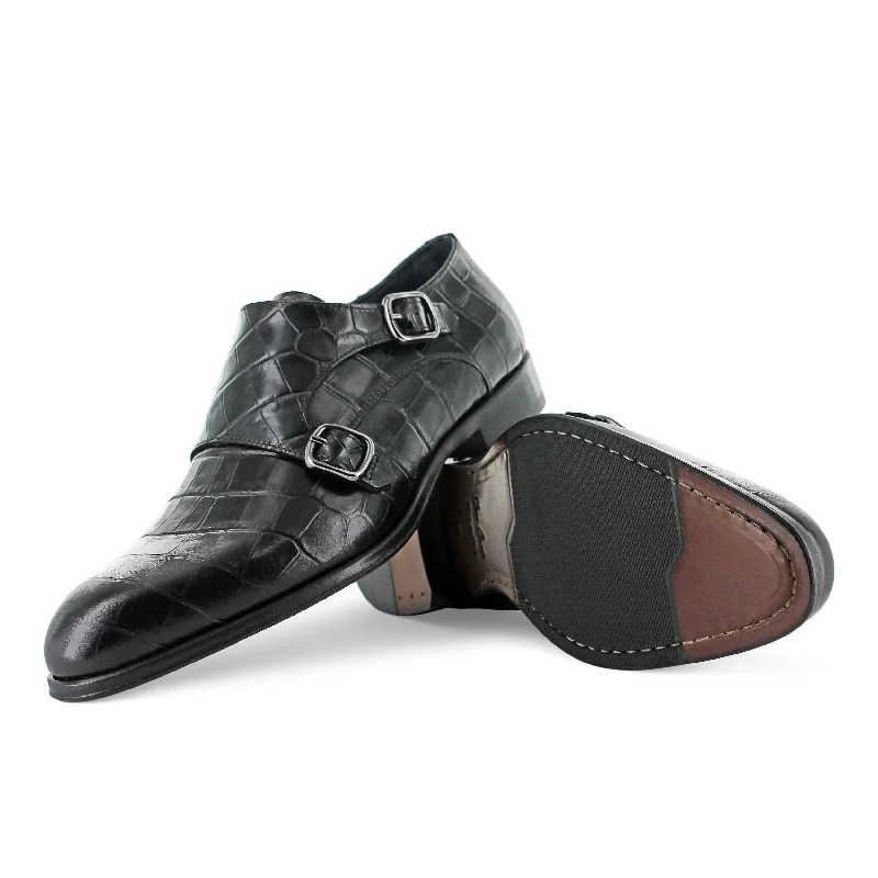 Stylish High Heel Sandals T618 - Cocco Nero