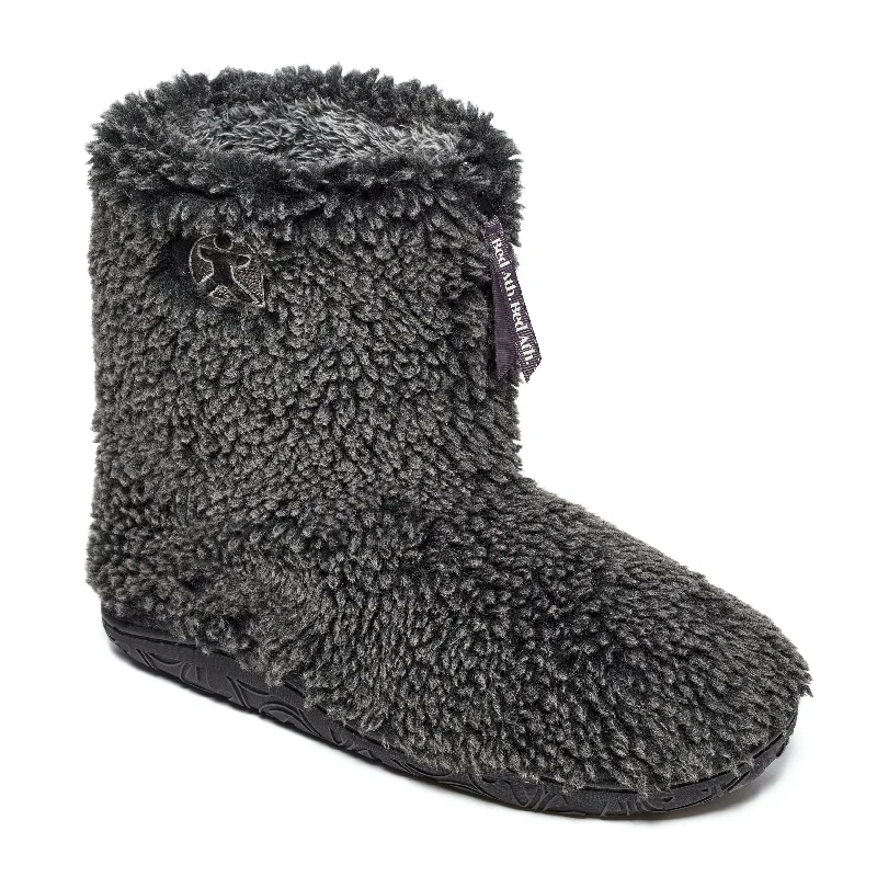 Breathable Hiking Boots Gosling - Snow Tipped Sherpa Men's Slipper Boot - Washed Black