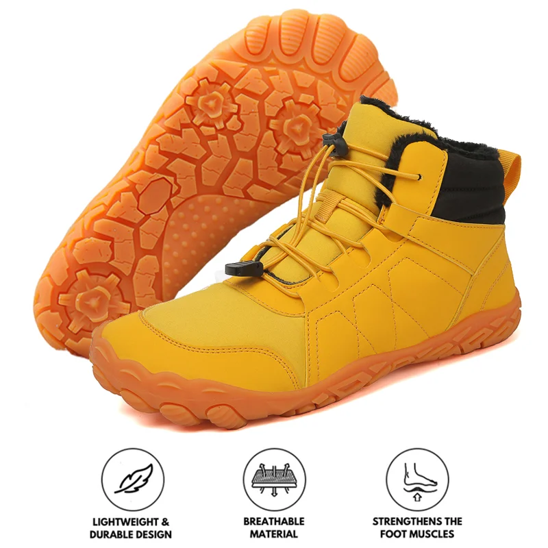 Outdoor Athletic Shoes Outdoor Thickened Cotton Shoes Snow Boots Non-slip & Waterproof Winter Barefoot Shoe (Unisex) Outdoor Athletic Shoes Outdoor Thickened Cotton Shoes Snow Boots Non-slip & Waterproof Winter Barefoot Shoe (Unisex)