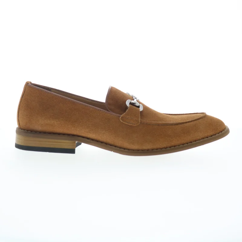 Stylish Winter Boots La Milano A11575 Mens Brown Suede Slip On Loafers & Slip Ons Casual Shoes
