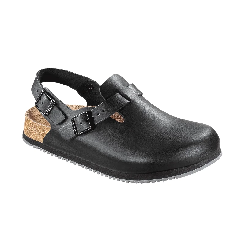 Fashionable Hiking Shoes Tokio Supergrip Black Smooth Leather