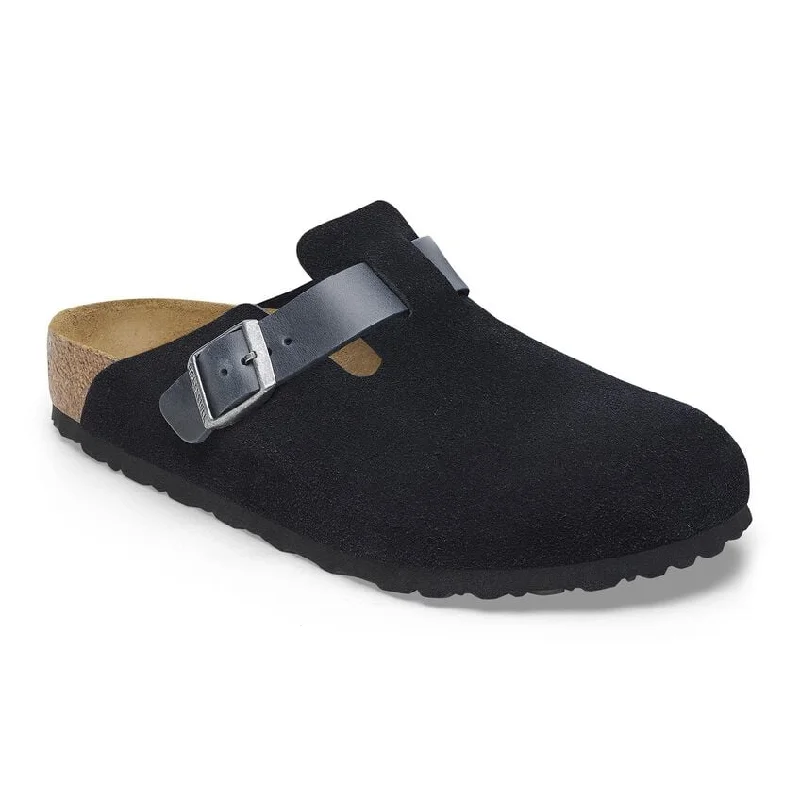 Comfortable Lace-Up Boots Birkenstock Boston Mixed Leather