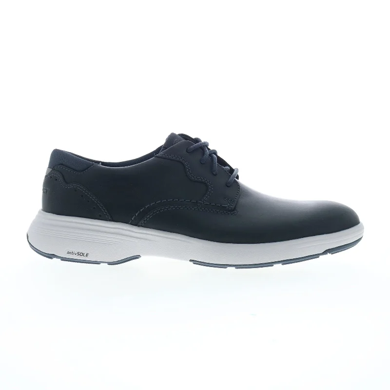 Casual Walking Boots Rockport Noah Plain Toe CJ3195 Mens Blue Oxfords & Lace Ups Plain Toe Shoes Casual Walking Boots Rockport Noah Plain Toe CJ3195 Mens Blue Oxfords & Lace Ups Plain Toe Shoes