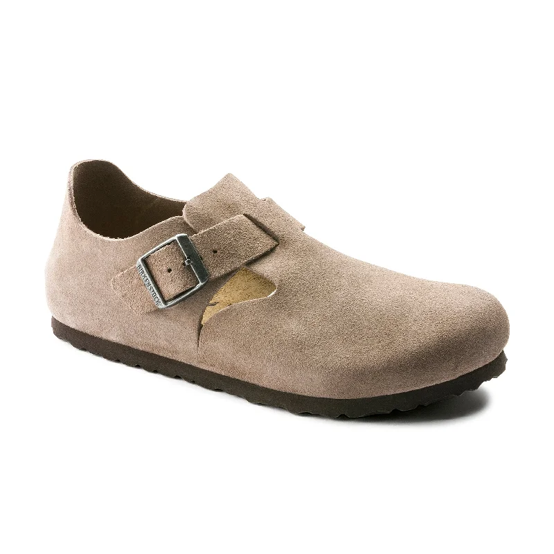 Best Formal Shoes Online London Taupe Suede Leather