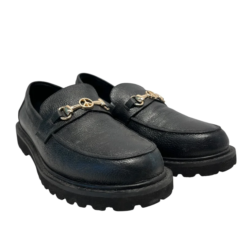Durable Snow Boots Circle Author/Dress Shoes/US 10/Leather/BLK/