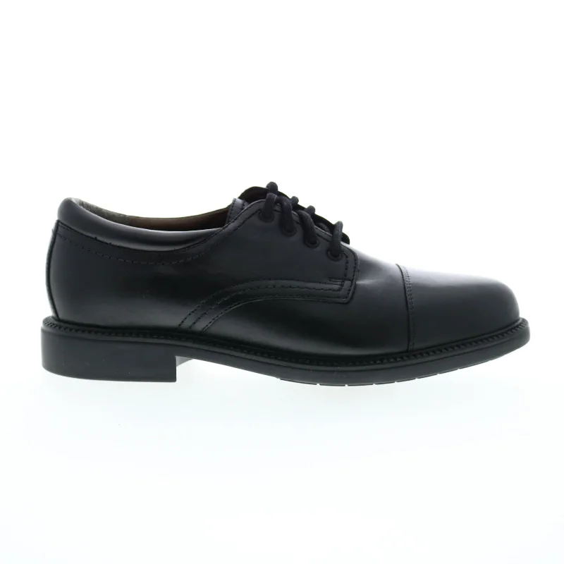 Best Sneakers For Work Dockers Gordon 90-2214 Mens Black Oxfords & Lace Ups Cap Toe Shoes