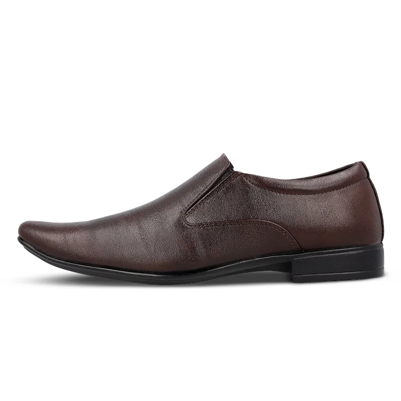 Best Dress Shoes Men's Loafer Formal Shoes - 17101 Brown