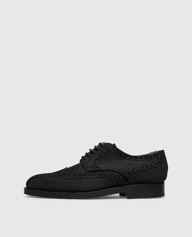 Waterproof Loafers Luzern Full-Brogue J - Black