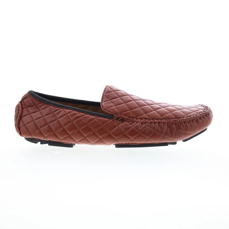 Outdoor Running Shoes Robert Zur Quinn Mens Brown Leather Loafers & Slip Ons Moccasin Shoes