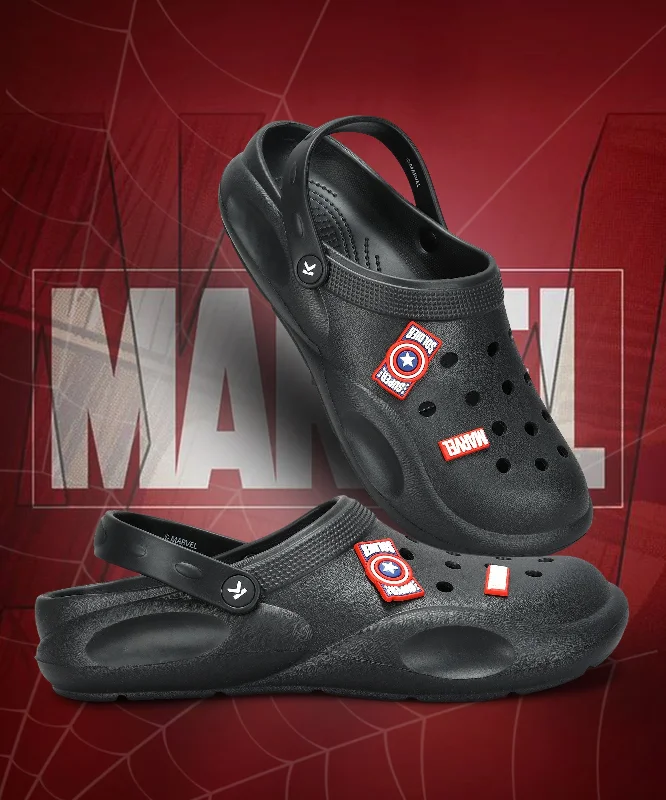 Comfortable Work Sneakers Marvel Captain America EVMK10923G Men's Casual Grey Clogs | Stylish Waterproof, Lightweight, Comfortable Clogs for Men with Durable Sole | Ideal for Outdoor Use Comfortable Work Sneakers Marvel Captain America EVMK10923G Men's Casual Grey Clogs | Stylish Waterproof, Lightweight, Comfortable Clogs for Men with Durable Sole | Ideal for Outdoor Use