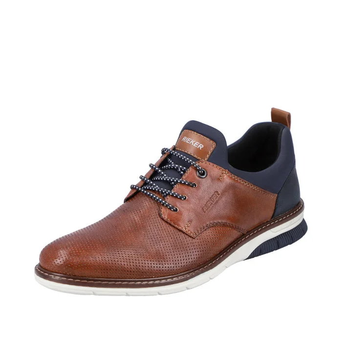 Vintage Boots Collection Mens Rieker Tevere Nuss/Lake/Navy/Amaretto